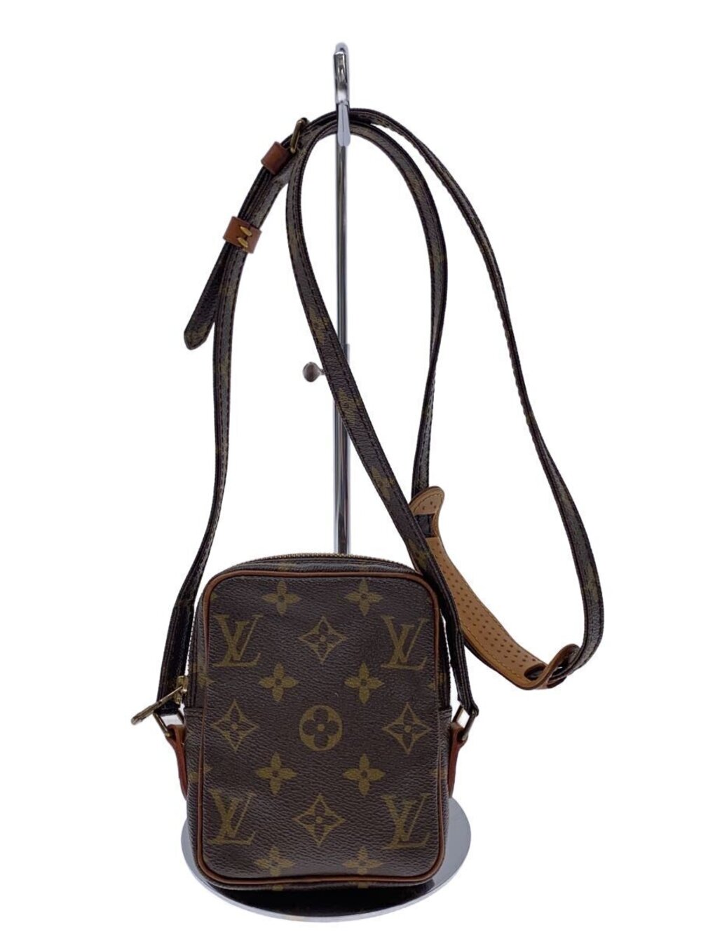 LOUIS VUITTON Danube Monogram Canvas Brown Shoulder Bag